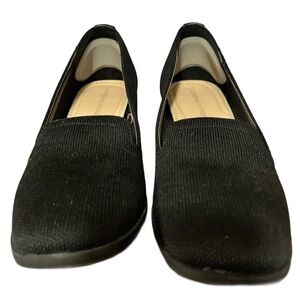 Women's Black Slip-On Shoes